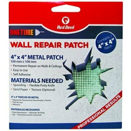 RED DEVIL ONETIME WALL REPAIR PATCH 8 X 8 1218